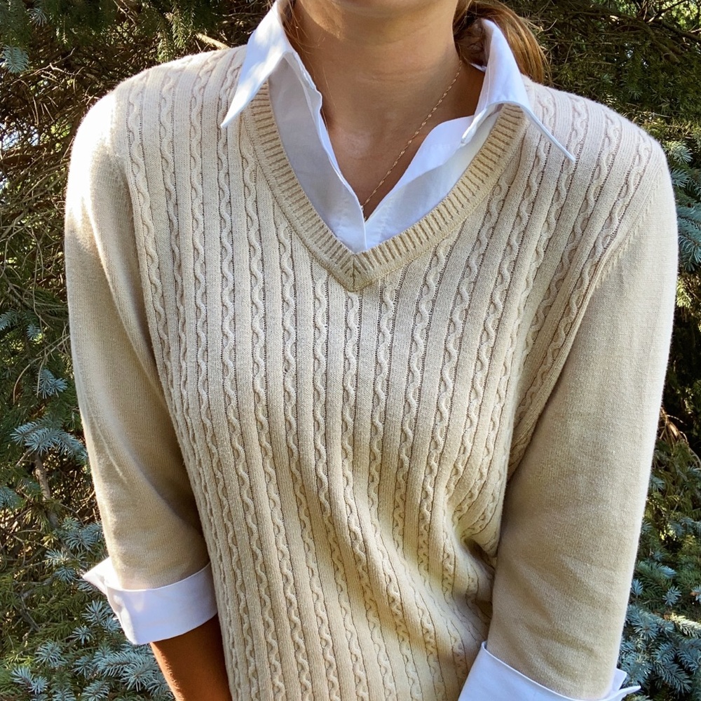 Vintage Collared Sweater